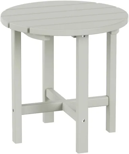 Vista 69 de Costaelm Mesas Laterales Cuadradas para Exteriores, Mesas de Patio Adirondack para Exteriores, Mesa Lateral de Patio de HDPE Resistente a
