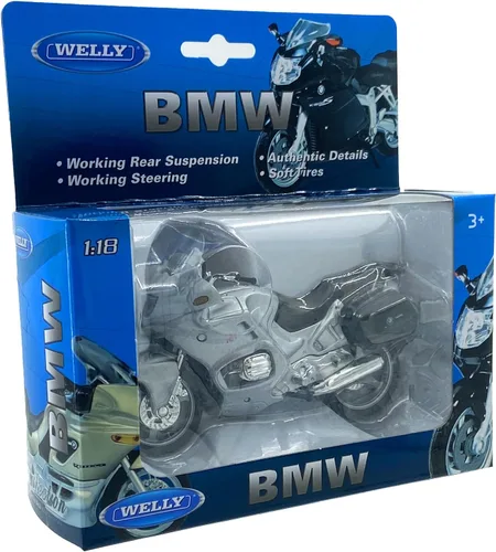 Vista 4 de Welly Motocicleta fundida a presión compatible con R1100 RT, escala 1:18