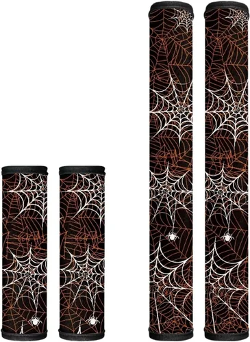 Vista 48 de Candy - Juego de 4 fundas para manija de puerta de refrigerador, decoración navideña, para cocina, mantiene tu nevera, microondas, horno