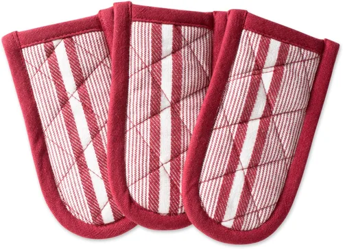 Vista 18 de DII Double Strip Chef - Colección de cocina y horneado, juego de asas de sartén, 6 x 3, aguamarina, 3 piezas