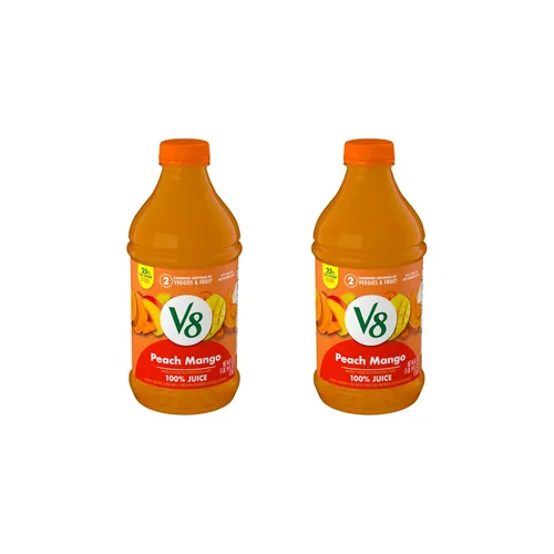 Vista 24 de V8 Acai Mezcla de bayas 100% jugo de frutas y verduras, botella de 46 onzas líquidas