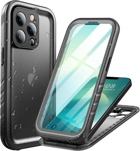 Vista 17 de Cozycase Compatible con funda impermeable para iPhone 11, protector de pantalla incorporado, cubierta de parachoques resistente de cuerpo completo