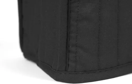 Vista 2 de Cubierta acolchada para electrodomésticos de licuadora de color sólido negro