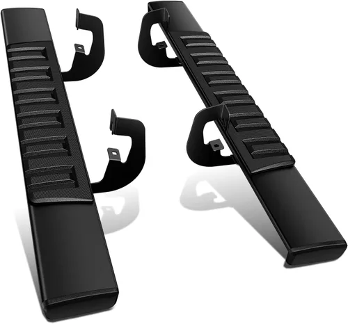 Vista 7 de DNA Motoring - Estribos de 5.5 pulgadas compatibles con Silverado/Sierra 2500HD 3500HD de 2007-2019 de cabina estándar, barras de paso