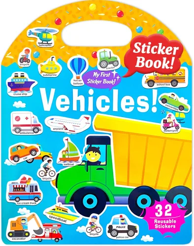 Vista 15 de Benresive - Libro de calcomanías reutilizables para niños de 2 a 4 años, libros con calcomanías de viaje divertidas y actividades de manualidades