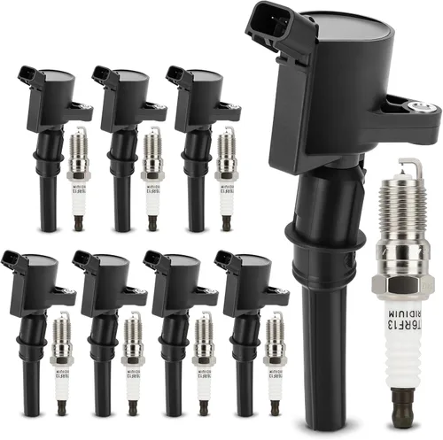 Vista 15 de Bobina de encendido UF669 y bujía de iridio doble 1675 compatible con Chevy Cruze Sonic Trax Volt Buick Encore Cadillac ELR D521C y PFR7S8EG
