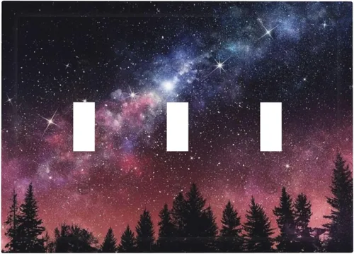 Vista 32 de Arte Moderno Abstracto de Lujo Turquesa Oscuro Verde Azulado Azul Gris Patrón Texturizado de Mármol 1 Gang Interruptor de Luz de Palanca Simple