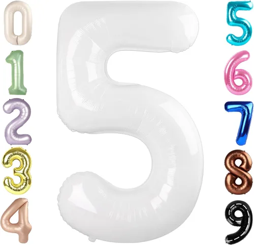Vista 83 de Globos del números 0 de 40 pulgadas para formar los números 10, 20, 30, 40, 50, 60, 70, 80, 90, 100, para decoración de cumpleaños, bodas, eventos