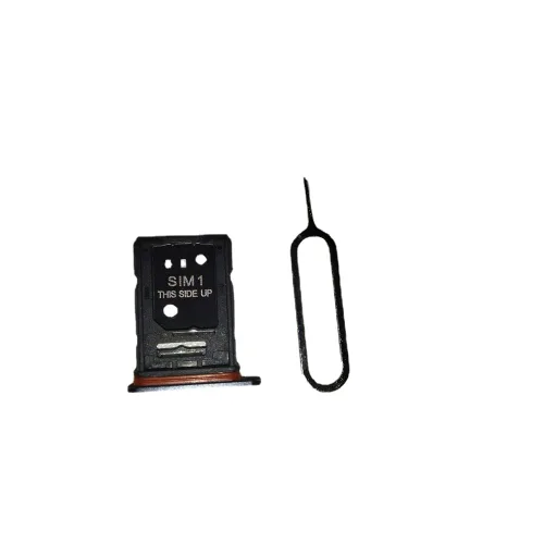Vista 2 de Soporte Dual Sim Bandeja de Tarjeta de Reemplazo de Ranura para TCL 20 Pro 5G T810H T810S (negro)