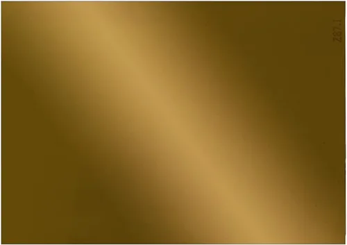 Vista 5 de Lente para soldadura grande 4.5 pulgadas x 5.25 pulgadas bañado en Oro