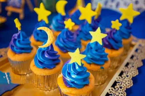 Vista 5 de 2 moldes de silicona para luna y estrella, molde de fondant de nube, luna, estrella, nube, chocolate, chocolate, hornear, pasteles de azúcar