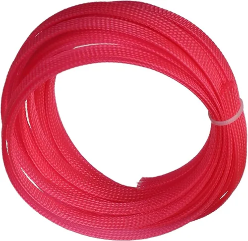 Vista 68 de Wenheww - Funda de cable trenzada expandible de PET, de 1.64 pies a 3/8 pulgadas, manga negra para organización de cables, protector de cable