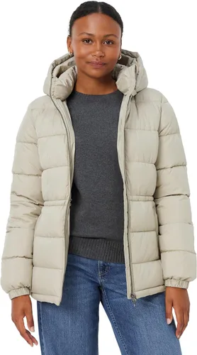 Vista 9 de Amazon Essentials - Chaqueta de invierno para mujer, acolchada, con capucha y de peso pesado, con cintura ajustable Negro