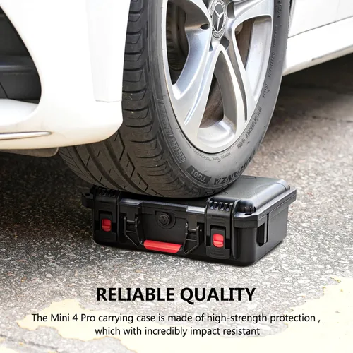 Vista 5 de STARTRC Mini 4 Pro Funda de Transporte Dura Impermeable para DJI Mini 3 Pro/3 Accesorios, Estuche de Viaje para Fly More Combo