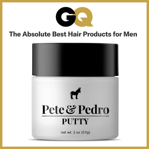 Vista 6 de De Pete and Pedro, masa para el cabello de hombres con fuerte fijación y acabado mate