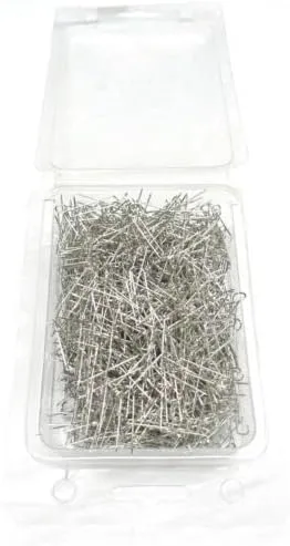Vista 2 de Joyas U-Pins Display Pads Pins Silver Jewelry 1000pc Tono Plata 1" U Pines