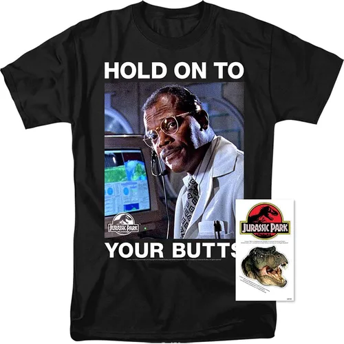 Vista 2 de Jurassic Park Welcome Poster T Rex T Shirt Collection
