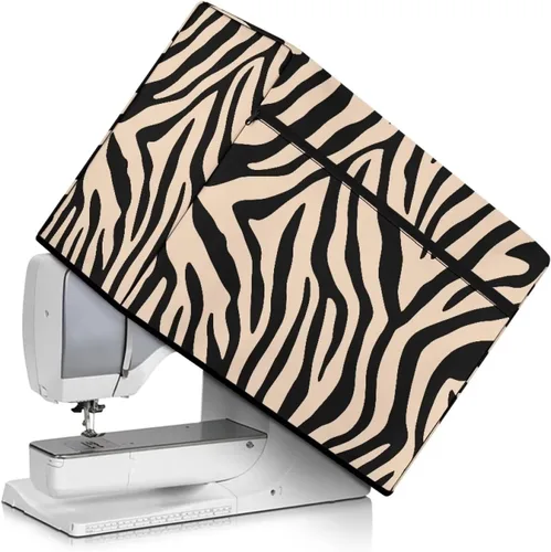 Vista 23 de Funda para máquina de coser de flores hippie grande, cubierta antipolvo, protección de fácil limpieza para máquina de coser, resistente a