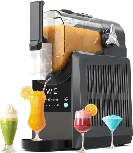 Máquina de Slushi WIE para el Hogar, Máquina de Slushi de 88oz Sin Necesidad de Hielo con 5 Ajustes Preestablecidos, Máquina de Hielo Picado
