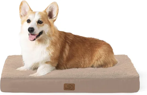 Vista 61 de Bedsure - Camas XL para perros de tamaño grande - Cómodas camas planas extra grandes para mascotas con funda extraíble y lavable, colchón ortopédico