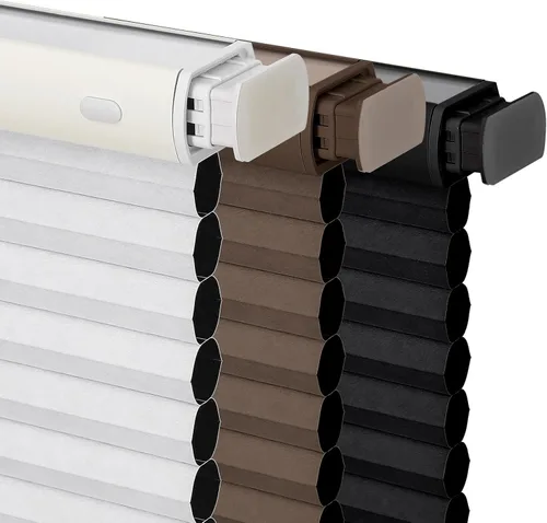Vista 11 de Joydeco Persianas Celulares sin Cordón, Persianas Celulares Opacas para Ventanas Interiores, Persianas de Panal para Aislamiento Térmico y Reducción