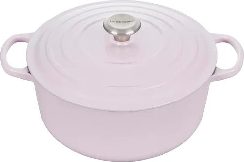 Vista 13 de Le Creuset Horno holandés redondo Signature de hierro fundido esmaltado, 4.5 cuartos de galón., Artichaut