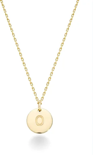 Vista 8 de Miabella Italian 925 Sterling Silver Initial Necklace Women Letter Pendant Plata esterlina