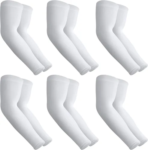 Vista 34 de Aegend - Mangas de protección solar con compresión, para cubrir tatuajes, mangas solares para hombres, mujeres y jóvenes