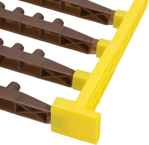 Vista 5 de TOPINCN Barra de célula del marco de la abeja de la reina, base de cría de abeja reina Marcos de barra de célula de base de apicultura