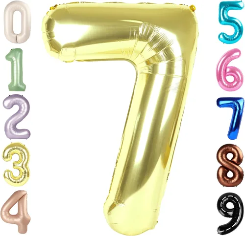 Vista 291 de Globos de números 0 de 40 pulgadas, globos negros de números para números 10, 20, 30, 40, 50, 60, 70, 80, 90, 100, globos de números 10, 20, 30, 40