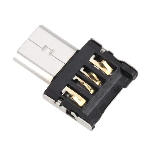 Vista 2 de Cablecc 100pcs Mini Tamaño USB 3.0 a Micro SD SDXC TF Lector de Tarjetas con Micro USB 5pin OTG Adaptador para Tablet/Teléfono Celular..