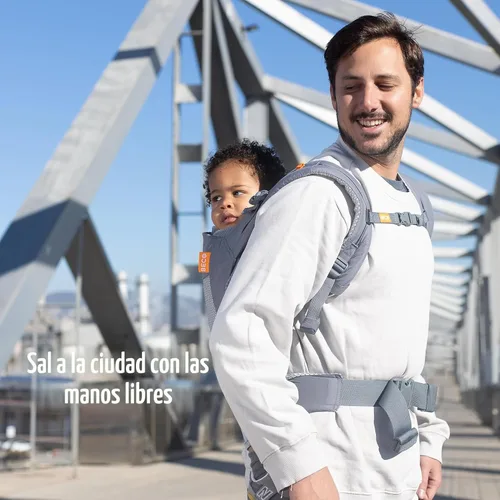 Vista 6 de Beco Portabebés para niños pequeños con malla 3D transpirable y asiento extra ancho, estilo mochila y transporte frontal - Mochila ligera para niños