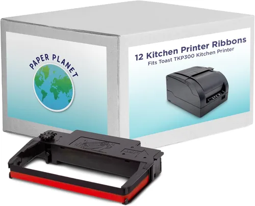 Vista 8 de 1-Ply White Bond Paper para impresora de cocina Toast de Paper Planet 20 rollos Compatible con TKP300 SNBC BTP-M300