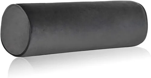 Vista 19 de Tinbolunce Almohada enrollable de espuma viscoelástica para rodilla/pierna/cuello - Cojín cilíndrico de luna llena/almohada cilíndrica redonda