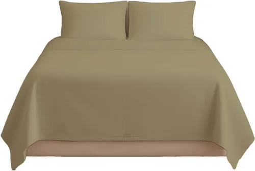 Vista 18 de Juego de sábanas para sofá cama, 100% algodón de 400 hilos, juego de 4 piezas, sábana ajustada con bolsillo profundo, suave, sin arrugas