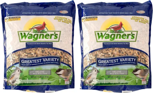 Vista 8 de Wagner's 62034 Mezcla de la variedad más grande de comida para pájaros salvajes, bolsa de 6 libras