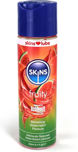 Vista 8 de SKINS Lubricante con sabor a mango y maracuyá con tecnología ReAquav8 – Lubricante a base de agua con sabor a mango y maracuyá – 4 onzas