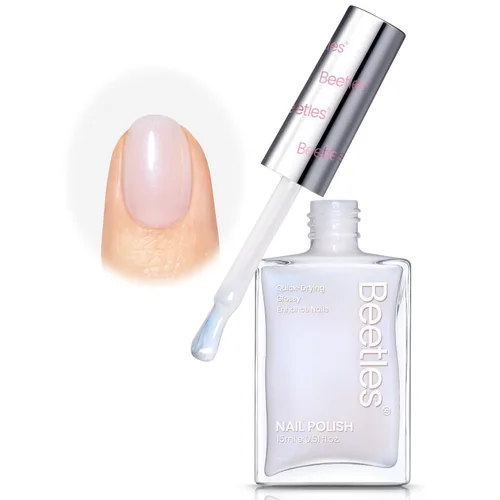Vista 14 de Beetles - Esmalte de uñas Bubble Bliss, 2 en 1, fortalecedor de uñas, esmalte de crecimiento de uñas, capa base para uñas delgadas dañadas, uñas