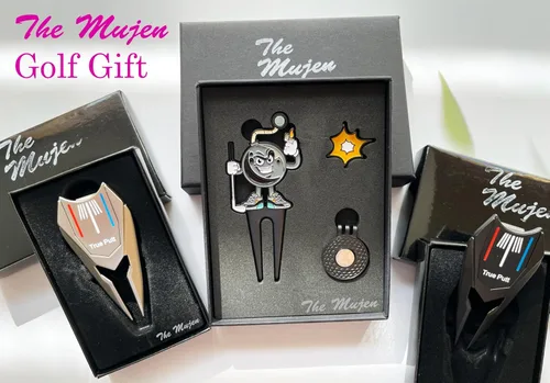 Vista 7 de Golf Ball Marker, Golf Alignment Ball Marker for Putting, Golf Divot Tool, Golf Training Aid Golf Accessories with Hat Clip, Cleaner, Club Holder