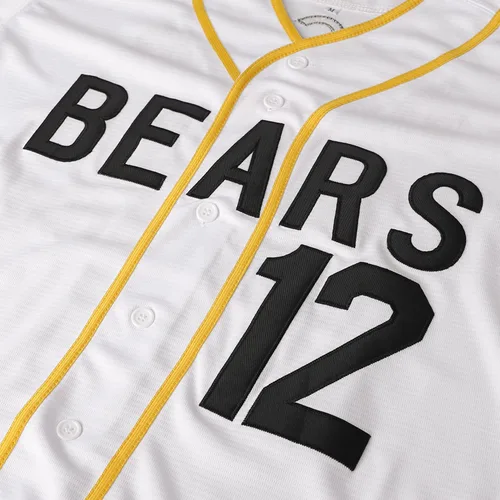 Vista 4 de Bad News Bears # 12 Tanner Boyle Movie 1976 Chico's Bail Bonds Camiseta de béisbol