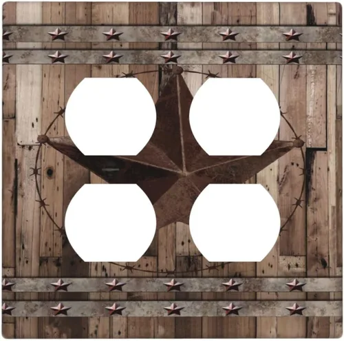 Vista 13 de Taupe Beige Marrón Gris Abstracto Arte 1-Banda Interruptor de Luz Doble de Recepción Placa de Pared Toma Cubiertas Eléctricas Decorativas Modernas