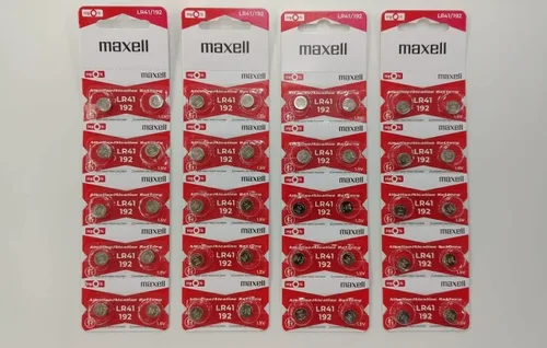 Vista 5 de 10 pilas alcalinas Maxell LR41 AG3 192 de 1.5 V