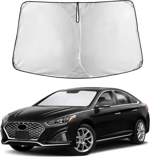 Vista 104 de Parasol para parabrisas para Rivian R1S 2022-2024 2025 compatible con EcoNour material de poliéster 240T, visera solar para coches, reflector que