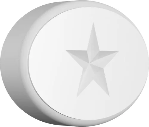 Vista 5 de Ekena Millwork ROSP040X028X100DAL08 Roseta estándar con borde redondeado, 4 pulgadas de ancho x 2 3/4 pulgadas de alto x 1 pulgada, PVC