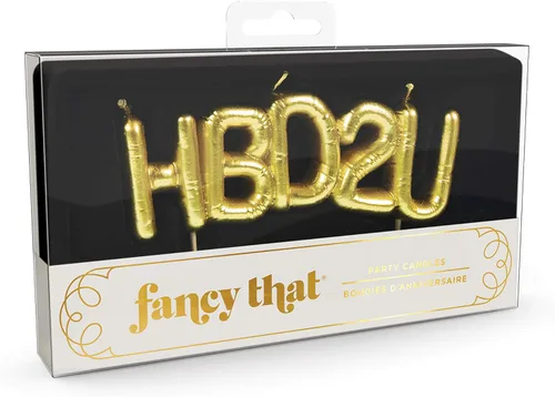 Vista 2 de Fancy That Velas de Fiesta - HBD2U