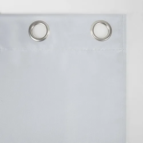 Vista 5 de Sun Zero Easton Energy Saving Blackout Panel de cortina con ojales, 40 "x 84", Dove Blanco roto