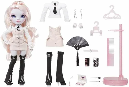 Vista 2 de Rainbow High Shadow High Karla Choupette - Muñeca de moda rosa. Traje de moda y más de 10 accesorios de juego coloridos. Gran regalo para niños de 4
