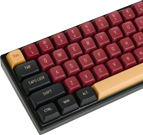 Vista 15 de Fogruaden Juego de teclas PBT, teclas personalizadas de perfil cereza para teclas de teclado mecánico (9009)