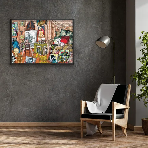 Vista 8 de Antelope Tapete de rompecabezas para rompecabezas de 1000 1500 y 500 piezas, tapete enrollable para rompecabezas de 45.6 x 26 pulgadas