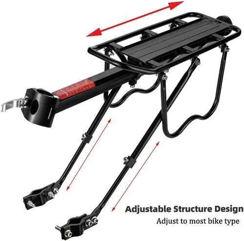 Vista 5 de Portaequipajes trasero para bicicleta para bicicleta de montaña para bicicleta de montaña